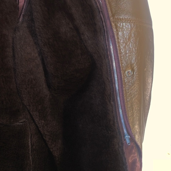 Vintage Brown Leather Jacket - Picture 6 of 9